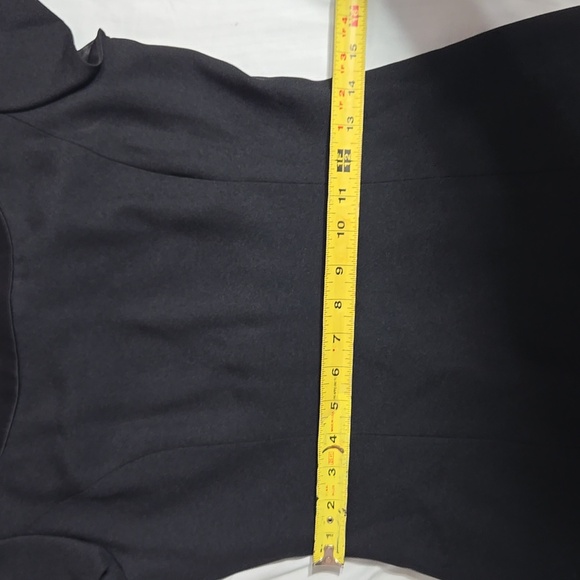 90's Vintage Gillian Women little Black Cocktail Dress 8 Backless Nordstrom Sz 4 - Picture 9 of 9